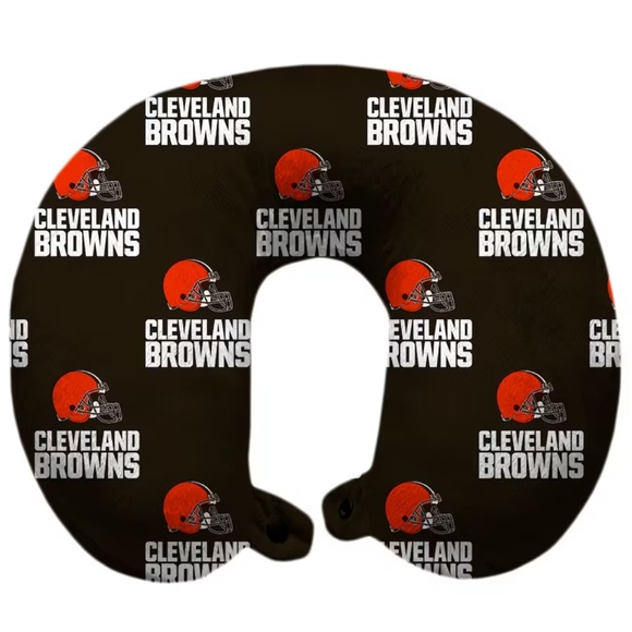 Cleveland Browns Backpack & Neck Rest Combo. - Picture 2 of 11